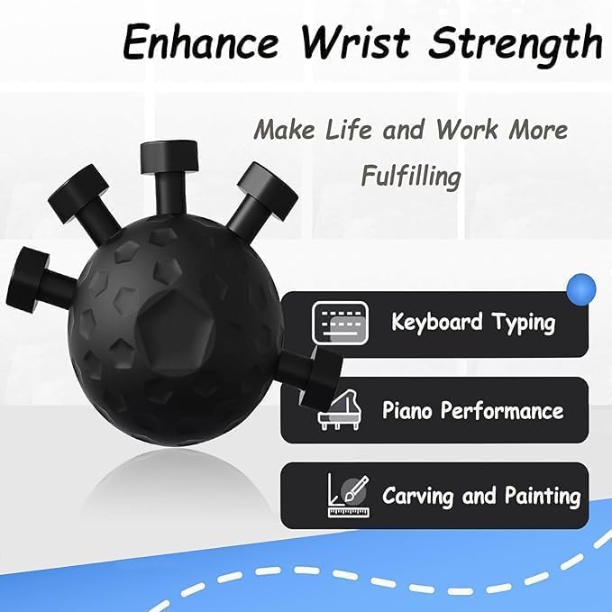 Finger grip strength training ball