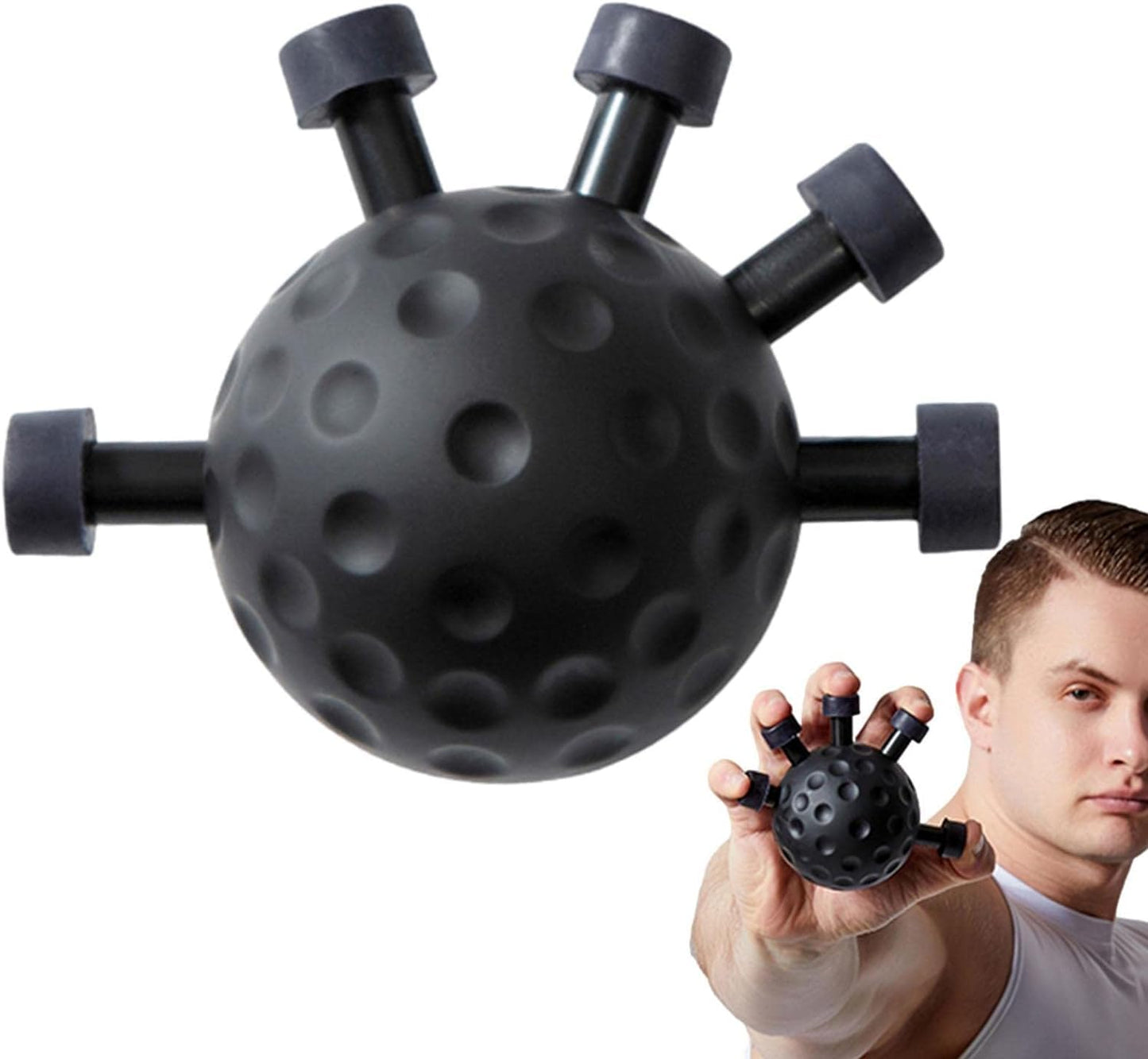 Finger grip strength training ball