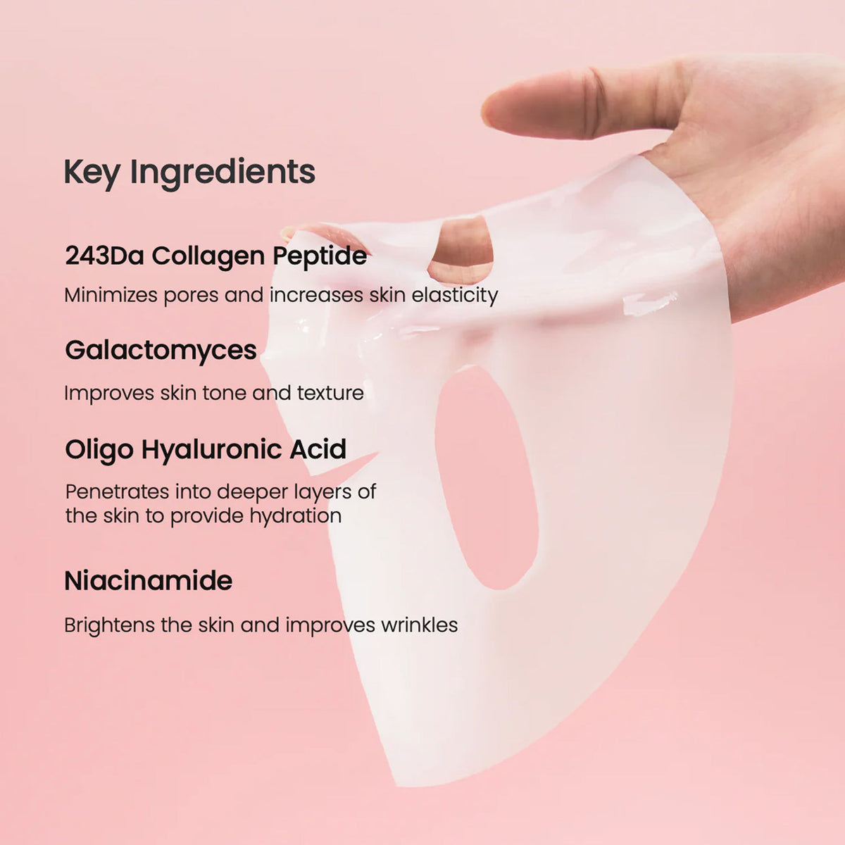 Bio-collagen face mask