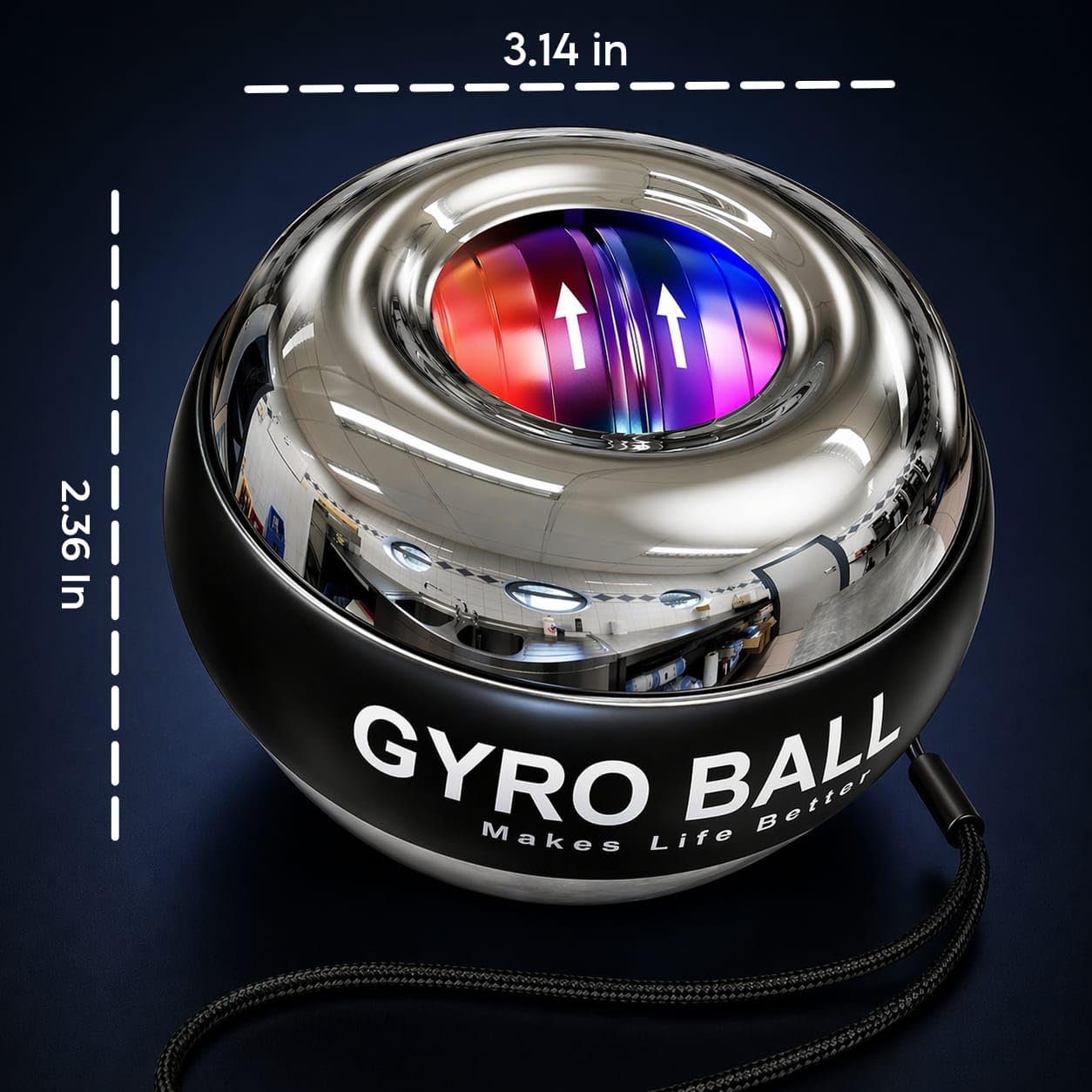Wrist Trainer Power Gyro Ball