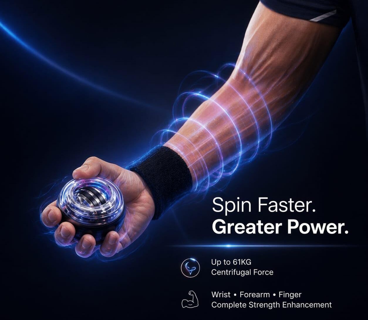 Wrist Trainer Power Gyro Ball