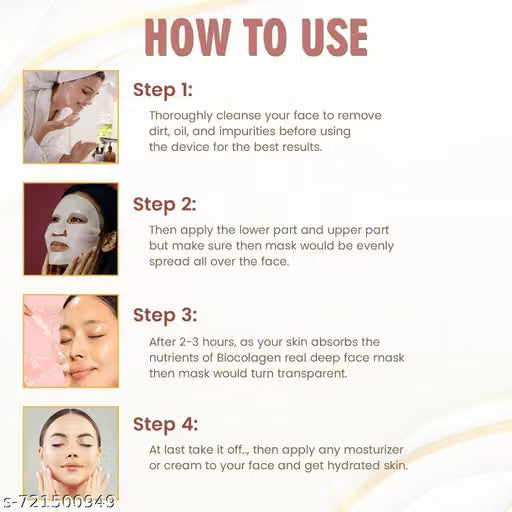 Bio-collagen face mask